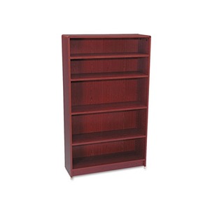 HON COMPANY 1895N 1890 Series Bookcase, Five Shelf, 36w x 11 1/2d x 60 1/8h, Mahogany by HON COMPANY