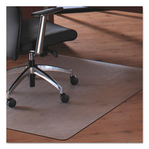 Floortex M121345ER Cleartex MegaMat Heavy-Duty Polycarbonate Mat for Hard Floor/All Carpet, 46 x 53 by FLOORTEX