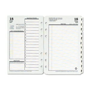 A. T. Cross Company 35414-12 Original Dated Daily Planner Refill, January-December, 4-1/4 x 6-3/4, 2016 by FRANKLIN COVEY