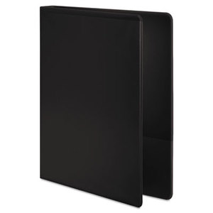 ACCO Brands Corporation W363-13BPP Heavy-Duty Round Ring View Binder w/Extra-Durable Hinge, 1/2" Cap, Black by WILSON JONES CO.