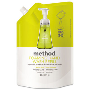 Method Products, Inc 817939013656 Foaming Hand Wash Refill, 28 oz Pouch, Lemon Mint by METHOD PRODUCTS INC.