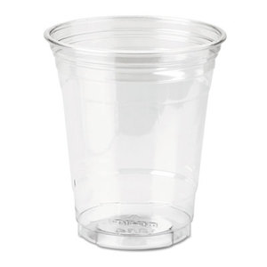 Clear Plastic PETE Cups, Cold, 12oz, WiseSize, 25/Pack, 20 Packs/Carton by DIXIE FOOD SERVICE