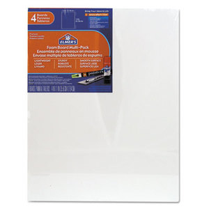 HUNT MFG. 950021 Pre-Cut White Foam Board Sheets, 11 x 14, 4/PK by ELMER'S PRODUCTS, INC.