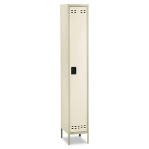 Safco Products 5522TN Single-Tier Locker, 12w x 18d x 78h, Two-Tone Tan by SAFCO PRODUCTS