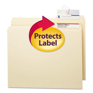 Seal & View File Folder Label Protector, Clear Laminate, 3-1/2x1-11/16, 100/Pack by SMEAD MANUFACTURING CO.