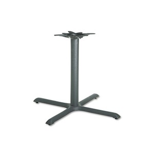 HON COMPANY BBX36P Single Column Cast Iron Base, 36w x 36d x 27-7/8h, Black by HON COMPANY