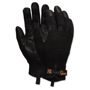 MCR Safety 907M Memphis Multi-Task Synthetic Palm Gloves, Medium, Black, Pair by MCR SAFETY