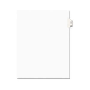 Avery 01372 Avery-Style Preprinted Legal Side Tab Divider, Exhibit B, Letter, White, 25/Pack by AVERY-DENNISON