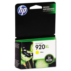 Hewlett-Packard CD974AN#140 HP 920XL, (CD974AN) High Yield Yellow Original Ink Cartridge by HEWLETT PACKARD SUPPLIES