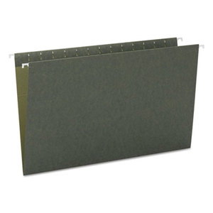 SMEAD MANUFACTURING COMPANY 64110 Hanging File Folders, Untabbed, 11 Point Stock, Legal, Green, 25/Box by SMEAD MANUFACTURING CO.