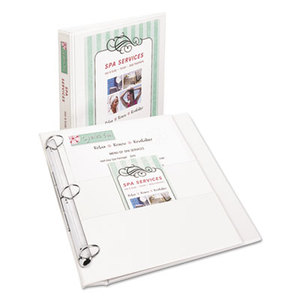 Avery 17580 FlipBack 360 Binder w/Round Rings, 11 x 8 1/2, 1" Cap, White by AVERY-DENNISON