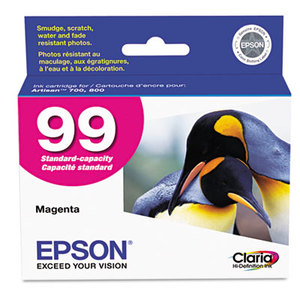 Epson Corporation T099320 T099320 (99) Claria Ink, 450 Page-Yield, Magenta by EPSON AMERICA, INC.