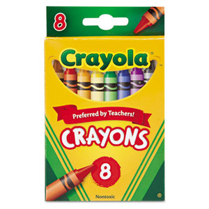 Classic Color Pack Crayons, 8 Colors/Box by BINNEY & SMITH / CRAYOLA