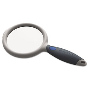 Handheld LED Magnifier, Round, 4" dia. by BAUSCH & LOMB, INC.