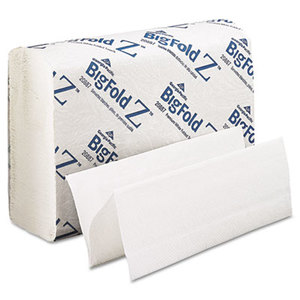 Georgia Pacific Corp. 20887 BigFold Paper Towels, 10 1/5 x 10 4/5, White, 220/Pack, 10 Packs/Carton by GEORGIA PACIFIC