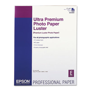 Epson Corporation S042084 Ultra Premium Photo Paper, Luster, 17 x 22, 25 Sheets/Pack by EPSON AMERICA, INC.