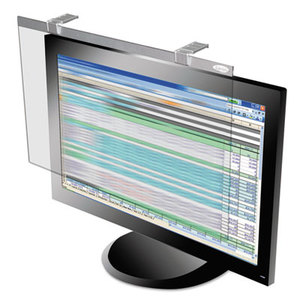 Kantek, Inc LCD24WSV LCD Protect Privacy Antiglare Deluxe Filter, 24" Widescreen LCD, Silver by KANTEK INC.