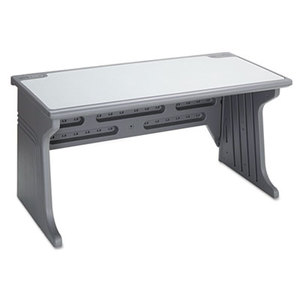 ICEBERG ENTERPRISES, LLC 92402 Aspira Modular Desk, Resin, 60w x 28d x 30h, Charcoal by ICEBERG ENTERPRISES