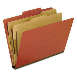 Cardinal Brands, Inc 1257R Four-, Six-, and Eight-Section Pressboard Folders, Letter, Red, 10/Box by ESSELTE PENDAFLEX CORP.