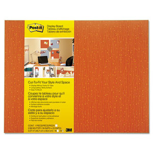 3M 558F-TNG Cut-to-Fit Display Board, 18 x 23, Tangelo, Frameless by 3M/COMMERCIAL TAPE DIV.