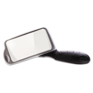 2X Rectangular Handheld Magnifier w/Acrylic Lens, 2" x 4" by BAUSCH & LOMB, INC.