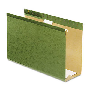Cardinal Brands, Inc 4153X4 Reinforced 4" Extra Capacity Hanging Folders, Legal, Standard Green, 25/Box by ESSELTE PENDAFLEX CORP.