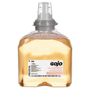 Gojo Industries, Inc 5362-02 Premium Foam Antibacterial Hand Wash, Fresh Fruit Scent, 1200mL, 2/Carton by GO-JO INDUSTRIES