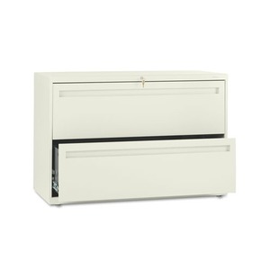 HON COMPANY 792LL 700 Series Two-Drawer Lateral File, 42w x 19-1/4d, Putty by HON COMPANY
