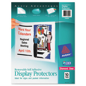 Avery 74404 Top-Load Display Sheet Protectors, Letter, 10/Pack by AVERY-DENNISON