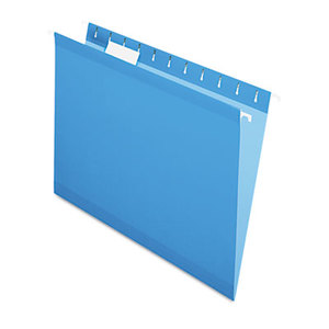 Cardinal Brands, Inc 415215BLU Reinforced Hanging Folders, 1/5 Tab, Letter, Blue, 25/Box by ESSELTE PENDAFLEX CORP.