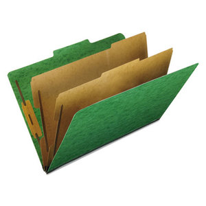 Cardinal Brands, Inc 2257G Four-, Six-, and Eight-Section Pressboard Folders, Legal, Light Green, 10/Box by ESSELTE PENDAFLEX CORP.