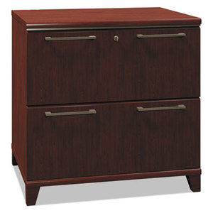 Bush Industries, Inc 2954CS-03 Enterprise Collection 30W Two-Drawer Lateral File, Harvest Cherry by BUSH INDUSTRIES