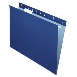 Cardinal Brands, Inc 81615 Essentials Colored Hanging Folders, 1/5 Tab, Letter, Navy, 25/Box by ESSELTE PENDAFLEX CORP.