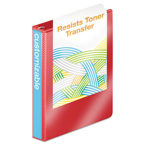 ACCO Brands Corporation W385-14-1797PP Heavy-Duty D-Ring View Binder w/Extra-Durable Hinge, 1" Cap, Red by WILSON JONES CO.