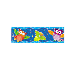 TREND ENTERPRISES, INC. T85125 Bolder Borders, 11 panels, 2 3/4" x 39", Owls/Stars by TREND ENTERPRISES, INC.