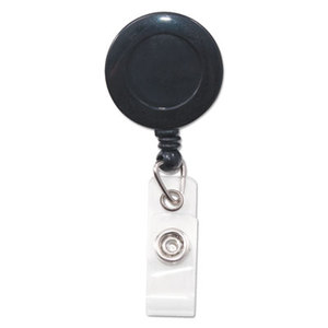 Advantus Corporation AVT-75548 Swivel-Back Retractable ID Card Reel, 30" Extension, Black, 12/Pack by ADVANTUS CORPORATION