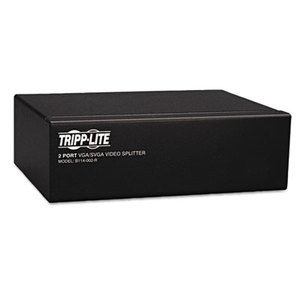 Tripp Lite B114-002-R Video Splitter, VGA/SVGA, 2-Port Signal Booster, HD15 Ports by TRIPPLITE