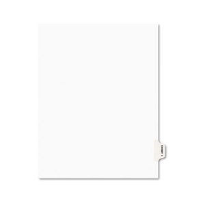 Avery-Style Preprinted Legal Side Tab Divider, Exhibit I, Letter, White, 25/Pack by AVERY-DENNISON