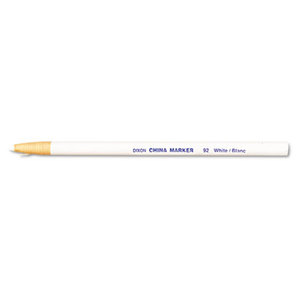 DIXON TICONDEROGA COMPANY 00092 China Marker, White, Dozen by DIXON TICONDEROGA CO.