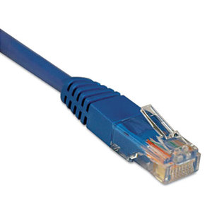 Tripp Lite N002-100-BL CAT5e Molded Patch Cable, 100 ft., Blue by TRIPPLITE