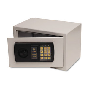 FireKing Security Group HS1207 Personal Safe, 0.3 ft3, 12-1/4w x 7-3/4d x 7-3/4h, Light Gray by FIRE KING INTERNATIONAL