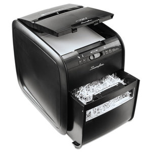Stack-and-Shred 80X Auto Feed Shredder, Cross-Cut, 80 Sheets, 1 User by SWINGLINE