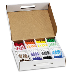 Washable Markers, Eight Assorted Colors, 200/Carton by DIXON TICONDEROGA CO.