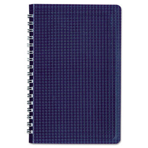 REDIFORM OFFICE PRODUCTS B40.82 Poly Cover Notebook, 6 x 9 3/8, Ruled, Twin Wire Binding, Blue Cover, 80 Sheets by REDIFORM OFFICE PRODUCTS