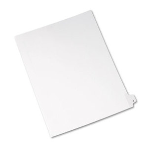 Avery 82188 Allstate-Style Legal Side Tab Divider, Title: Z, Letter, White, 25/Pack by AVERY-DENNISON
