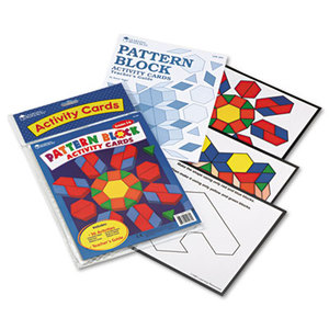Intermediate Pattern Block Design Cards, for Grades 2-6 by LEARNING RESOURCES