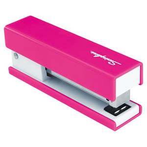Half Strip Fashion Stapler, 20-Sheet Capacity, Pink by ACCO BRANDS, INC.