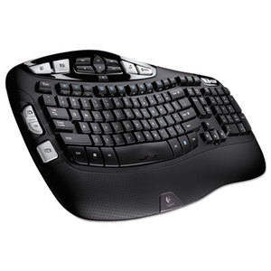 K350 Wireless Keyboard, Black by LOGITECH, INC.