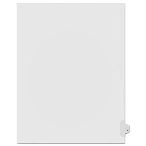 Kleer-Fax, Inc 91825 90000 Series Alpha Side Tab Legal Index Divider, Preprinted "Y", 25/Pack by KLEER-FAX