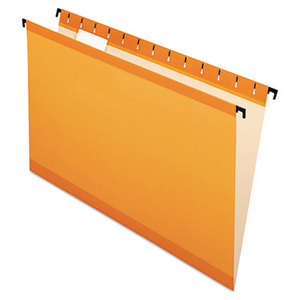 ESSELTE CORPORATION 6153 1/5 ORA Poly Laminate Hanging Folders, Legal, 1/5 Tab, Orange 20/Box by ESSELTE PENDAFLEX CORP.